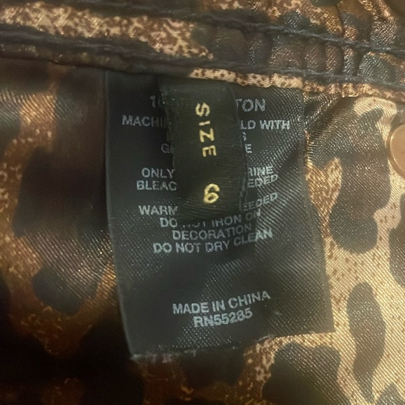 VINTAGE X2 DARK DENIM JEAN MINI SKIRT - Picture 4 of 16